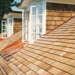 roof systems-fire treated wood shingles